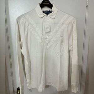 Polo Ralph Lauren Rugby Shirt Custom Fit Size L
